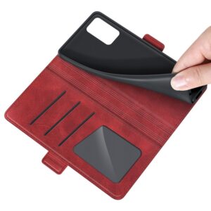 Θήκη Realme GT 5G Βιβλίο Κόκκινο Dual-side Magnetic Buckle Wallet Stand Book Case Red
