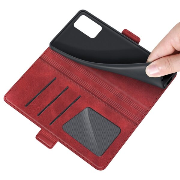 Θήκη Realme GT 5G Βιβλίο Κόκκινο Dual-side Magnetic Buckle Wallet Stand Book Case Red