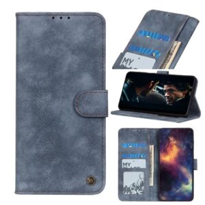 Θήκη Realme GT 5G Βιβλίο Μπλε Antelope Texture Magnetic Buckle Horizontal Flip PU Leather Case with Card Slots Blue