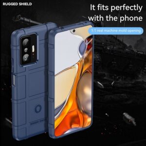 Θήκη Xiaomi 11T / 11T Pro Σιλικόνης Μπλε Full Coverage Shockproof TPU Case Silicone Blue