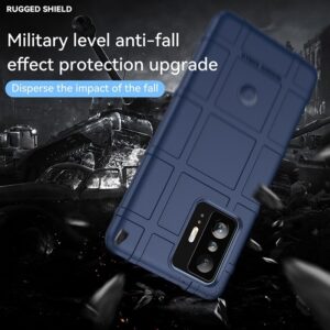 Θήκη Xiaomi 11T / 11T Pro Σιλικόνης Μπλε Full Coverage Shockproof TPU Case Silicone Blue