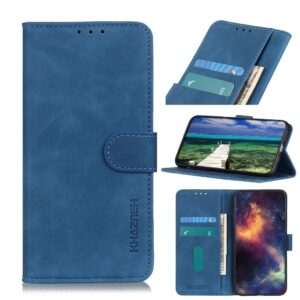 Θήκη Xiaomi Poco X3 GT Βιβλίο Μπλε KHAZNEH Retro Texture PU + TPU Horizontal Flip Case Blue