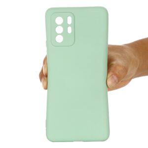 Θήκη Xiaomi Poco X3 GT Σιλικόνης Πράσινη Solid Color Liquid Silicone Shockproof Case Green