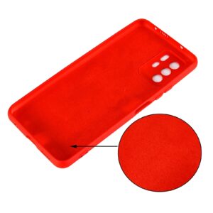 Θήκη Xiaomi Poco X3 GT Σιλικόνης Κόκκινη Solid Color Liquid Silicone Shockproof Case Red