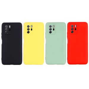 Θήκη Xiaomi Poco X3 GT Σιλικόνης Κόκκινη Solid Color Liquid Silicone Shockproof Case Red