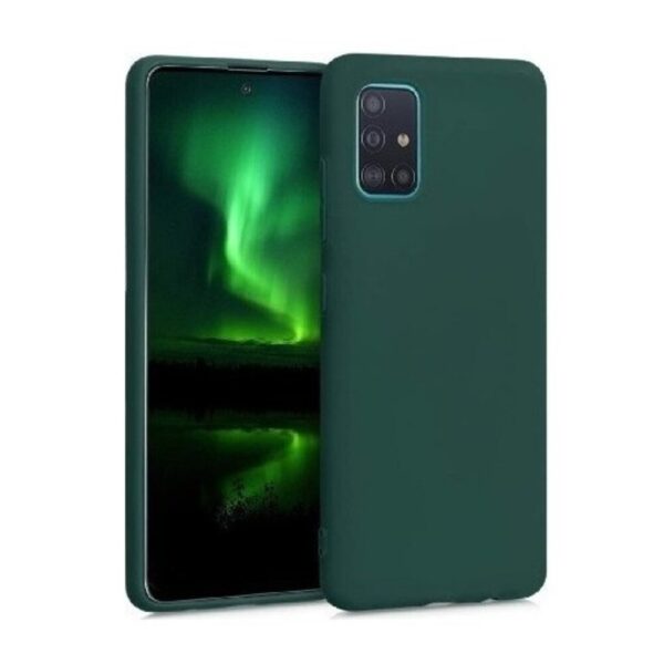 Forcell Samsung Galaxy A03s Matte Θήκη Σιλικόνης - Green