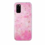 Forcell Samsung Galaxy A03s Glam Θήκη Σιλικόνης - Gold Pink
