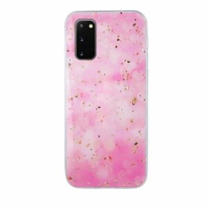 Forcell Samsung Galaxy A03s Glam Θήκη Σιλικόνης - Gold Pink