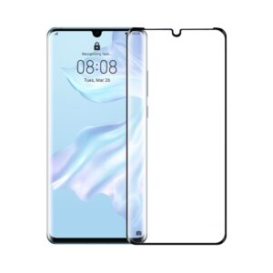 Huawei P30 Pro Προστασία Οθόνης με Μαύρο Περίγραμμα 6D Full Screen Tempered Glass
