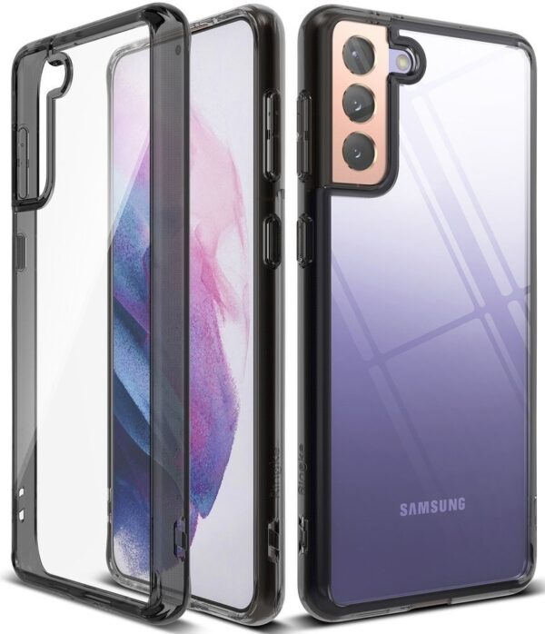 Θήκη Samsung Galaxy S21 5G Ringke Fusion PC Case with TPU Bumper Smoke Black Basic FSSG0093 Θήκη Samsung Galaxy S21 5G Ringke Fusion PC Case with TPU Bumper Smoke Black Basic FSSG0093
