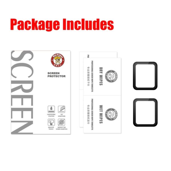 Apple Watch Series 1 / 2 / 3 38mm ENKAY 2PCS Hat-Prince 0.2mm 9H Surface Hardness Full Screen