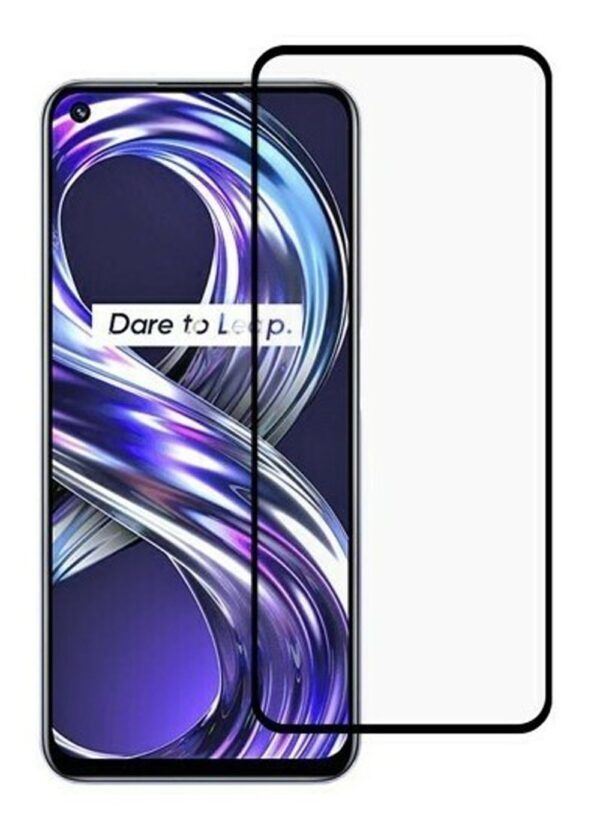 Realme 8i Προστατευτικό Τζαμάκι Μαύρο Dux Ducis 9D Full Screen 9H Tempered Glass With Frame