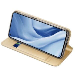 Θήκη Xiaomi Mi 11 Lite 4G / Mi 11 Lite 5G Βιβλίο Χρυσό Dux Ducis Skin Pro Book Case Gold