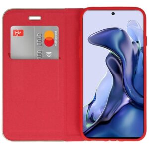 Θήκη Xiaomi 11T / 11T Pro Βιβλίο Κόκκινο Book Case With Frame Red