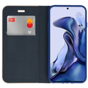 Θήκη Xiaomi 11T / 11T Pro Βιβλίο Μπλε Book Case With Frame Blue