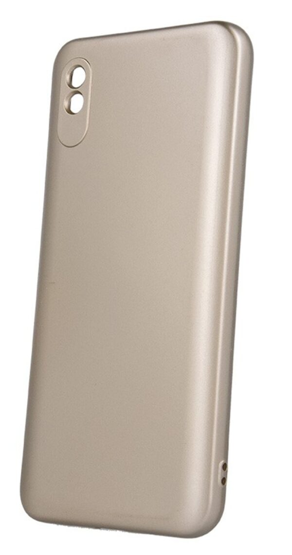 Forcell Xiaomi Redmi 9A / 9AT Metallic Θήκη Σιλικόνης - Gold