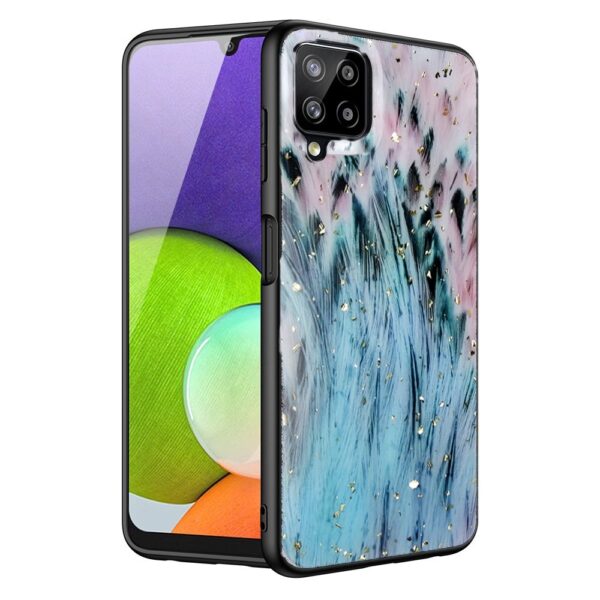 Θήκη Samsung Galaxy A22 4G / M32 4G Σιλικόνης Gold Glam Case Peacock