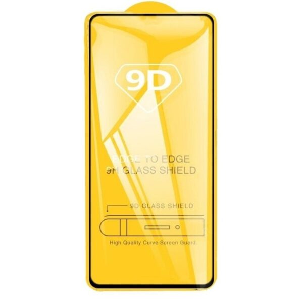 Samsung Galaxy S10 Lite Προστατευτικό Τζαμάκι Μαύρο 9D Full Glue Full Screen Tempered Glass Film