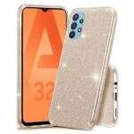 Forcell Samsung Galaxy A32 4G 3 in 1 Glitter Θήκη Σιλικόνης - Gold