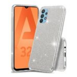 Forcell Samsung Galaxy A32 4G 3 in 1 Glitter Θήκη Σιλικόνης - Silver