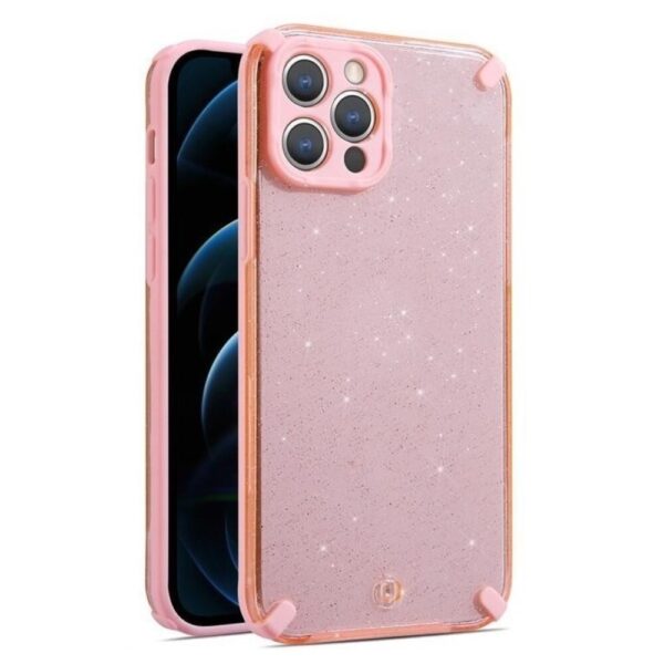 Forcell Xiaomi Poco X3 NFC / X3 Pro Armor Glitter Θήκη Σκληρή - Pink
