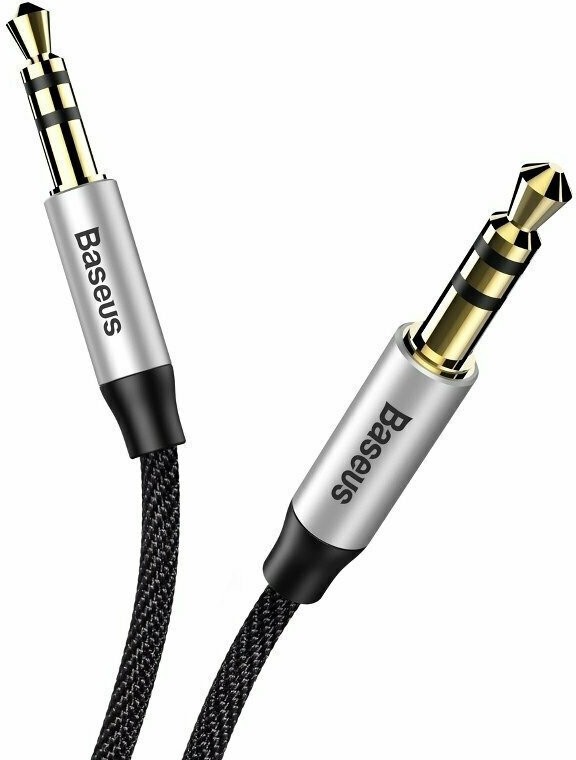 Baseus Cable 3.5mm male - 3.5mm male Μαύρο 1.5m (CAM30-CS1)