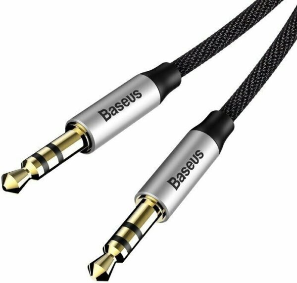 Baseus Cable 3.5mm male - 3.5mm male Μαύρο 1.5m (CAM30-CS1)