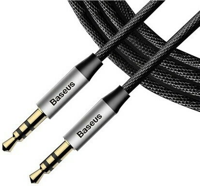 Baseus Cable 3.5mm male - 3.5mm male Μαύρο 1.5m (CAM30-CS1)