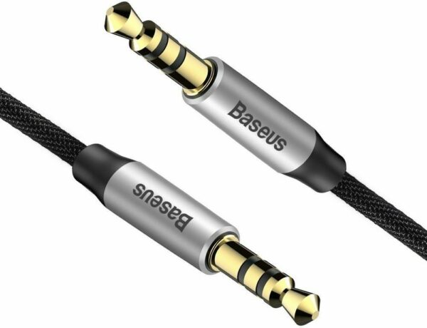 Baseus Cable 3.5mm male - 3.5mm male Μαύρο 1.5m (CAM30-CS1)