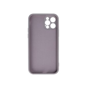 iPhone 13 Pro Max Θήκη Σιλικόνης Απαλό Γκρι Finger Grip Case Light Grey