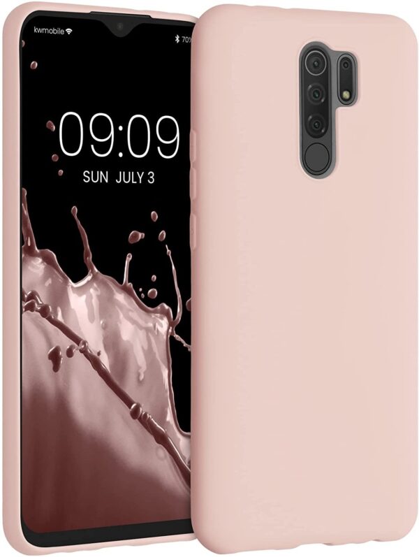 Xiaomi Redmi 9 Θήκη Σιλικόνης Καφέ Vennus Real Smooth Silicone Case Coffee