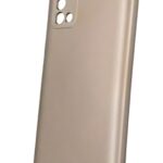 Forcell Samsung Galaxy A03s Metallic Θήκη Σιλικόνης - Gold