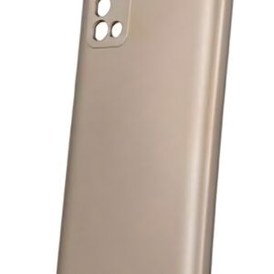Forcell Samsung Galaxy A03s Metallic Θήκη Σιλικόνης - Gold