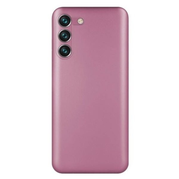 Forcell Samsung Galaxy S22 Plus 5G Metallic Θήκη Σιλικόνης - Pink