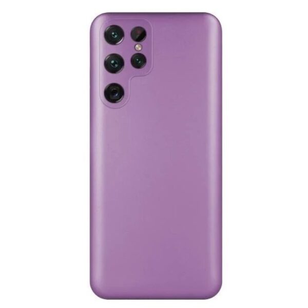 Forcell Samsung Galaxy S22 Ultra 5G Metallic Θήκη Σιλικόνης - Violet Forcell Samsung Galaxy S22 Ultra 5G Metallic Θήκη Σιλικόνης - Violet