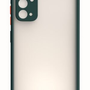 Forcell Xiaomi Redmi Note 10 5G / Poco M3 Pro 5G Matte Milky Translucent Θήκη με Πλαίσιο Σιλικόνης Διάφανη - Dark Green