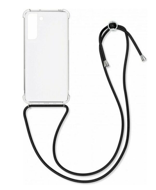 Forcell Samsung Galaxy S22 5G Shockproof Neck Strap Θήκη με Πλαίσιο Σιλικόνης - Διάφανη Forcell Samsung Galaxy S22 5G Shockproof Neck Strap Θήκη με Πλαίσιο Σιλικόνης - Διάφανη