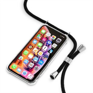 Samsung Galaxy A03s Θήκη με Λουράκι Μαύρο Neck Strap TPU Case Black