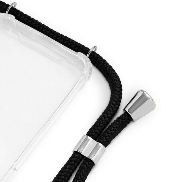 Samsung Galaxy A03s Θήκη με Λουράκι Μαύρο Neck Strap TPU Case Black