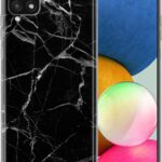 Samsung Galaxy A22 4G / M32 4G Θήκη Σιλικόνης Μάρμαρο Wozinsky Marble TPU Silicone Case Black