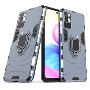 Xiaomi Redmi Note 10 5G / Poco M3 Pro 5G Σκληρή Θήκη Με Σταντ Μπλε Ring Armor Case Blue