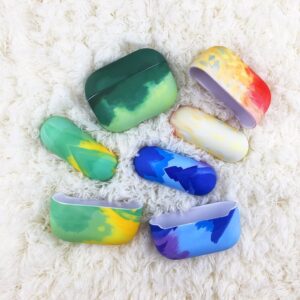 Watercolor Colorful Hard Case Θήκη σε Κίτρινο χρώμα για Apple Airpods Pro