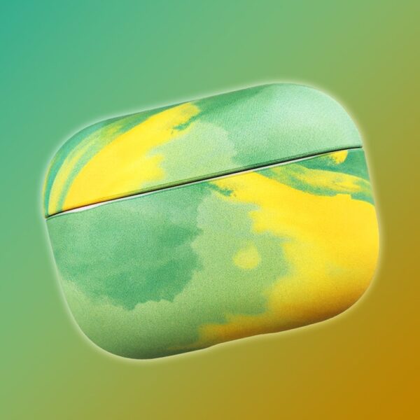 Watercolor Colorful Hard Case Θήκη σε Κίτρινο χρώμα για Apple Airpods Pro