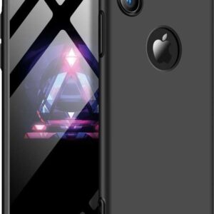 iPhone XS Max Σκληρή Θήκη Μαύρη GKK Full Coverage Protective Hard Case With Hole Black