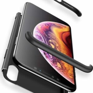 iPhone XS Max Σκληρή Θήκη Μαύρη GKK Full Coverage Protective Hard Case With Hole Black