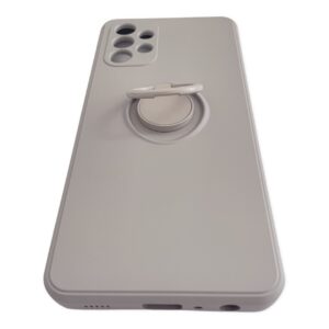 Samsung Galaxy A32 4G Θήκη Σιλικόνης Απαλό Γκρι Finger Grip Case Light Gray