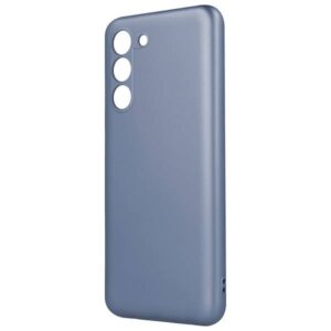 Samsung Galaxy S22 5G Θήκη Σιλικόνης Απαλό Μπλε Metallic Silicone Case Light Blue