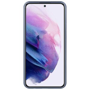 Samsung Galaxy S22 5G Θήκη Σιλικόνης Απαλό Μπλε Metallic Silicone Case Light Blue