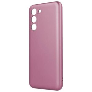 Samsung Galaxy S22 Plus 5G Θήκη Σιλικόνης Ροζ Metallic Silicone Case Pink