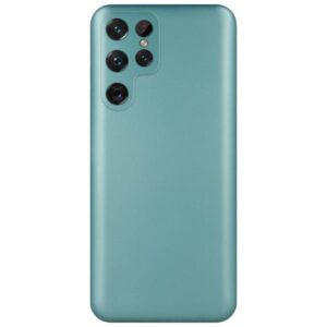 Samsung Galaxy S22 Ultra 5G Θήκη Σιλικόνης Πράσινη Metallic Silicone Case Green